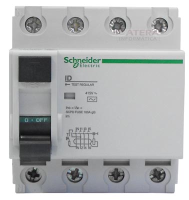 Interruptor diferencial residual schneider