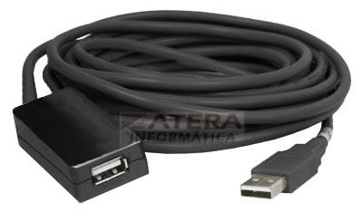 Cabo extensor USB 2.0 amplificado Roxline com 10 metros