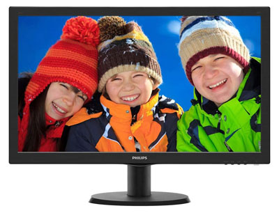 Monitor LED c/ udio 23,6 pol. Philips 243V5QHABA/57