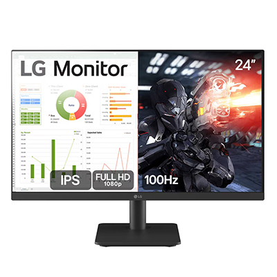 Monitor LG 24 pol. 24MS500-B IPS 100Hz 5ms Full HD 24ms c/inclinao