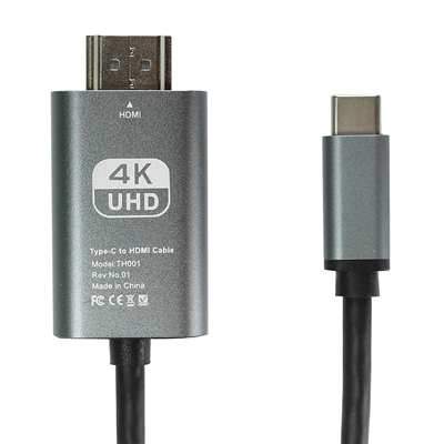 Cabo USB 3.1 tipo C para HDMI 2.0 4K Tblack com 2m