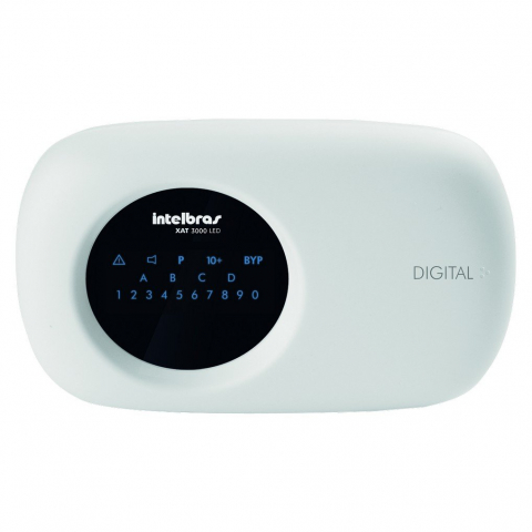 Teclado led para central de alarme monitorada xat 3000led - intelbras