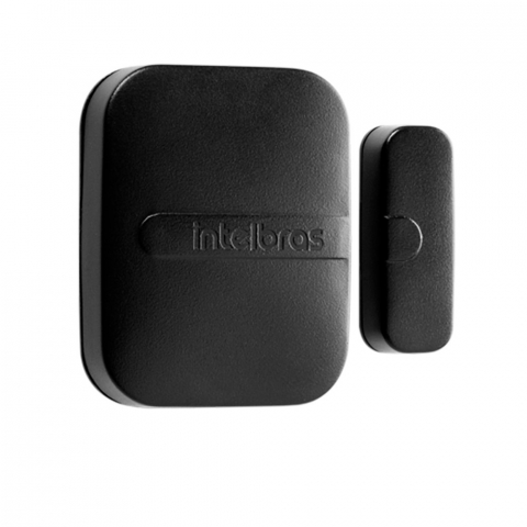 Sensor de abertura sem fio xas smart black - intelbras