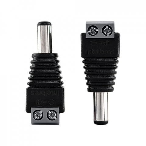 Conector p4 macho conex 1000 c/10 unidades - intelbras