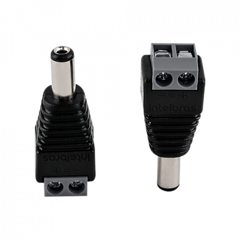 Conector p4 macho conex 1000 c/10 unidades - intelbras