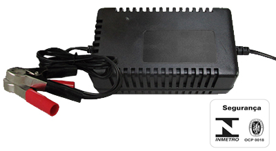 Carregador bateria inteligente Unicharger 12V 6A c/ LED