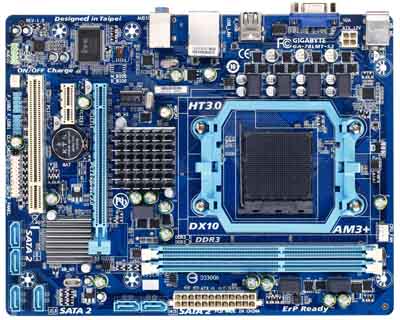 Placa me Gigabyte GA-78LMT-S2-DB p/ AMD AM3+ VGA PCI