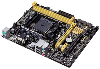 Placa me Asus A55BM-E/BR p/ AMD FM2+, VGA, HDMI 4K