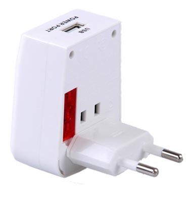 Adaptador de tomadas universal NewLink com USB