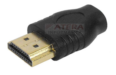 Adaptador HDMI macho para micro HDMI fmea Tblack