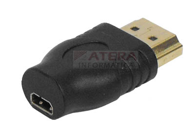 Adaptador HDMI macho para micro HDMI fmea Tblack