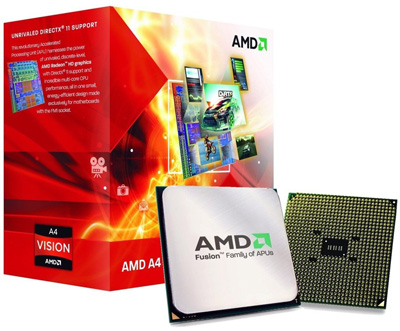Processador AMD A4 3300, 2.5GHz, 1MB cache, soquete FM1
