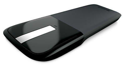 Mouse sem fio Microsoft Arc Touch articulado, USB preto