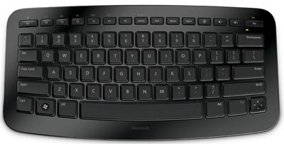 Mini teclado sem fio Microsoft Arc Keyboard J5D-00006