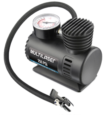 Compressor de ar automotivo Multilaser AU601 12V 250PSI