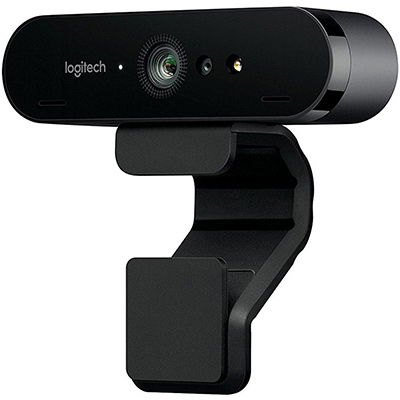 Webcam Logitech Brio ultra HD 4K zoom 5X autoFoco 2mics