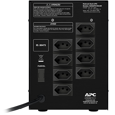 Nobreak APC BZ600PDVBI-BR 600VA 250W Biv/120V 97min