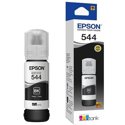 Refil de tinta Epson T544120 preto 65 ml p/ L3150