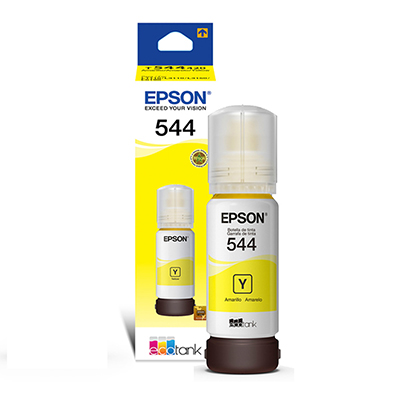Refil de tinta Epson T544420 amarelo 65 ml p/ L3150