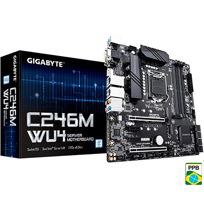 Placa me Gigabyte C246M-WU4 Intel LGA-1151 VGA DVI DP