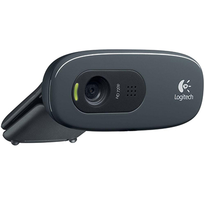 WebCam HD Logitech C270, 3MP foto e 720p em vdeo