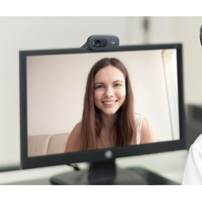 WebCam HD Logitech C270, 3MP foto e 720p em vdeo