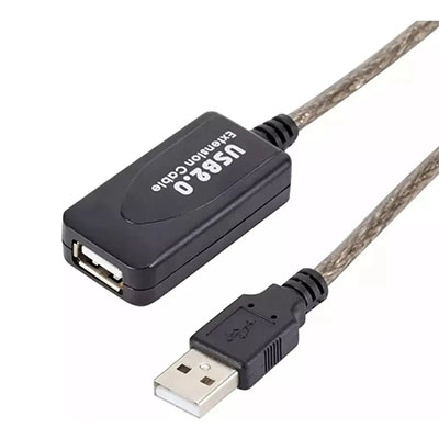 Cabo extensor USB 2.0 amplificado com 20 metros UB-22