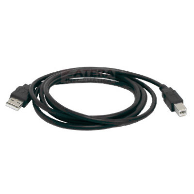 Cabo USB v. 2.0 tipo A macho x B macho 1,8 m preto 9041