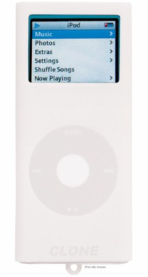 Capa de silicone (case) p/ iPod nano 2g, Clone 18009