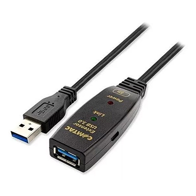 Cabo extensor USB 3.0 amplificado Comtac 28129373 5m 