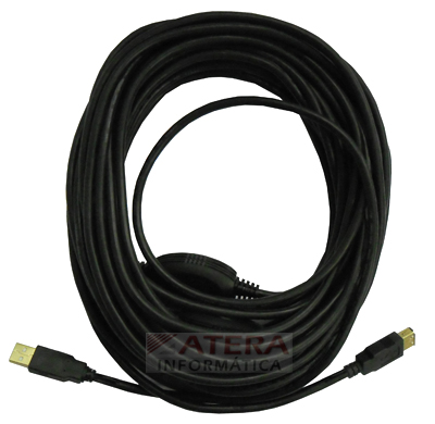 Cabo extenso ativa USB 2.0 Lbramo 11131-015 c/ 15m