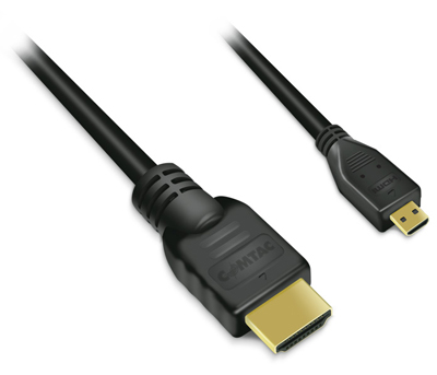 Cabo HDMI macho/micro HDMI macho, 1.3a Comtac 9211 1,8m