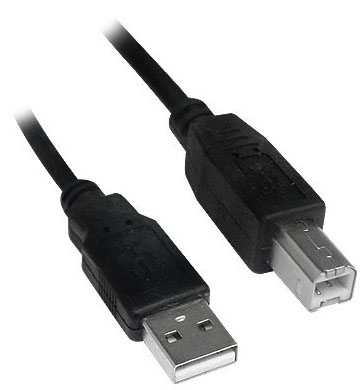 Cabo USB 2.0 tipo A macho p/ B macho Roxline, 5 m