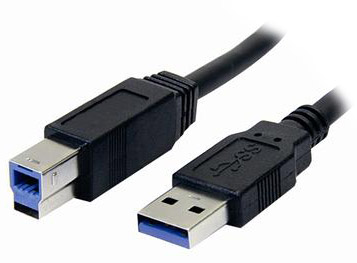 Cabo USB-A macho p/ USB-B macho ver. 3.0 Roxline 1,8 m