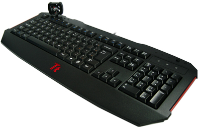 Teclado gamer Thermaltake Tt esports CHL002PB ABNT2 USB