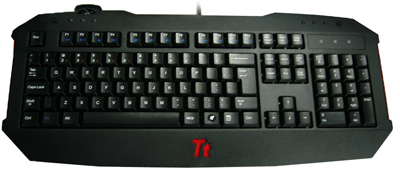 Teclado gamer Thermaltake Tt esports CHL002PB ABNT2 USB