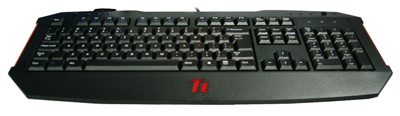 Teclado gamer Thermaltake Tt esports CHL002PB ABNT2 USB