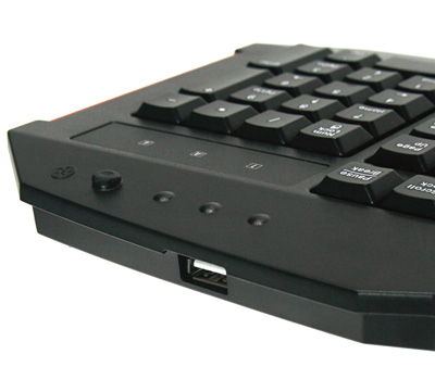 Teclado gamer Thermaltake Tt esports CHL002PB ABNT2 USB