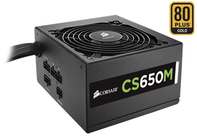 Fonte modular ATX 2.4v Corsair CS650M 650W reais Gold