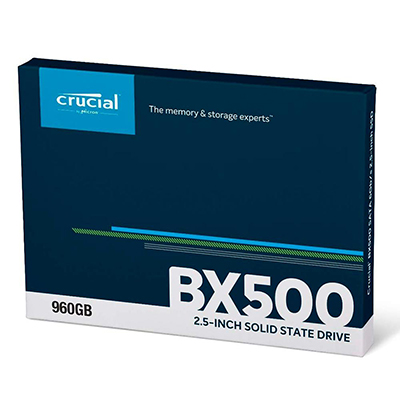 HD SSD 960GB Crucial CT960BX500SSD1 500/540 MBps 
