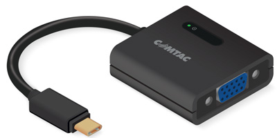 Conversor USB-C 3.1 macho p/ VGA fmea Comtac 9329