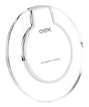 Carregador wireless OEX CW100 Moon padro QI 1,5A