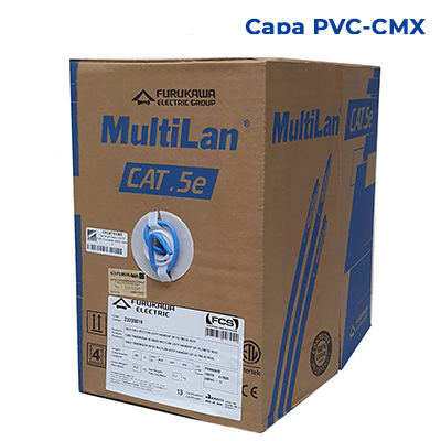 Caixa de Cabo U/UTP CMX Furukawa 305m cat5e 4 pares