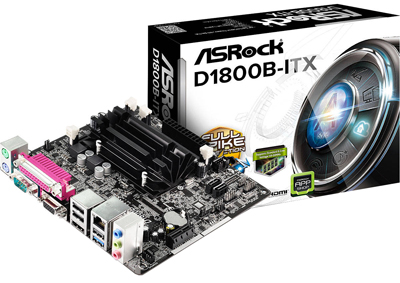 Placa me ASRock D1800B-ITX proc. Intel J1800 DDR3 HDMI