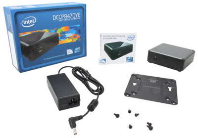 Micro-PC Intel NUC BOXDCCP847DYE Celeron 847, 11x12 cm