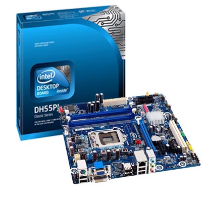 Placa me Intel DH55PJ p/ i7/i5 socket LGA1156, VGA/DVI