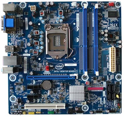 Placa me Intel DH55PJ p/ i7/i5 socket LGA1156, VGA/DVI