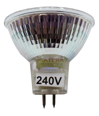 Lmpada dicrica c/ 15 LEDs cor verm. 1,5W (20W) 220V