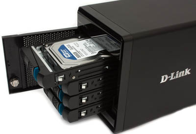 Gabinete NAS p/ 4 HDs, D-Link DNS-1100-4, 2 gigabit USB