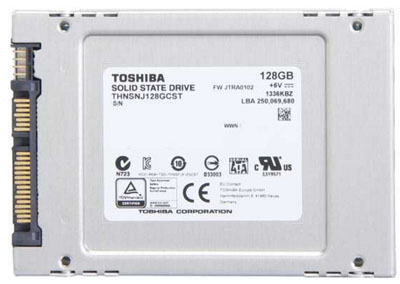 SSD 7mm 2,5 pol. Toshiba 128GB 554MB/s Q Pro SATA3 USB